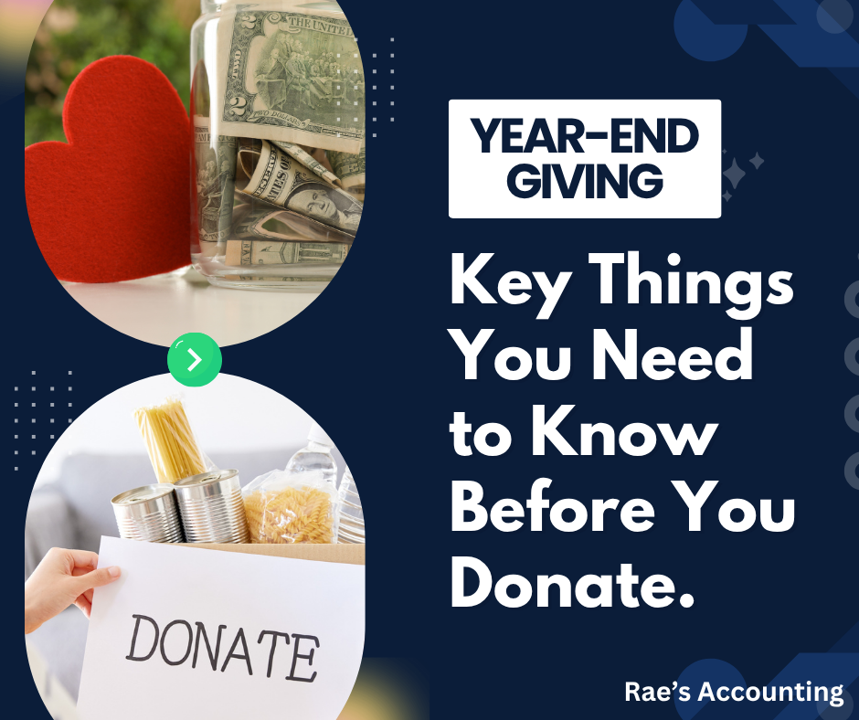 Charitable Giving and Taxes at Year-End: What’s Changed Under the One Big Beautiful Bill (OBBBA)